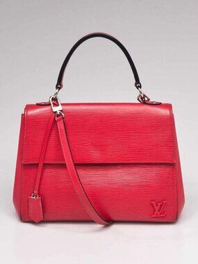 Louis Vuitton Coquelicot Epi Leather Cluny MM Bag